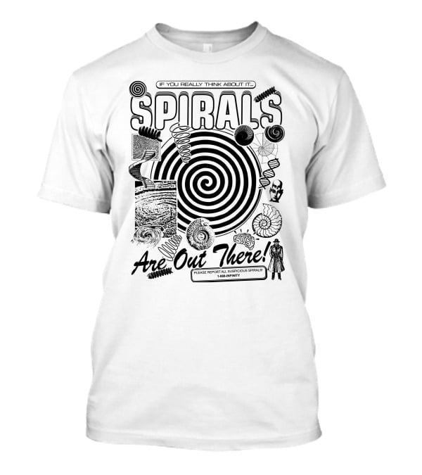 If You Really Think About It Spirals Please Report All Suspicious Spirals 1488-Infinity T-Shirt