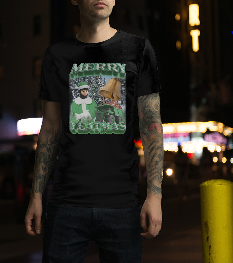 Merry Yeatmas Swag Stimulus Holiday Festive Scene With Elf And Golden Bell T-Shirt