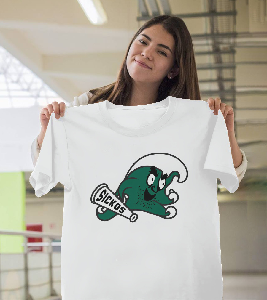 Sickos Committee Mascot Waving A Megaphone T-Shirt