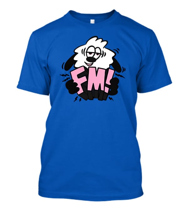 Vs X Verdy FM Cartoon Sheep Complex Con Blue T-Shirt