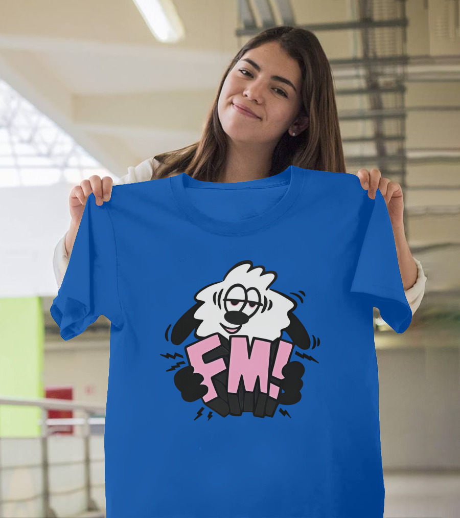 Vs X Verdy FM Cartoon Sheep Complex Con Blue T-Shirt