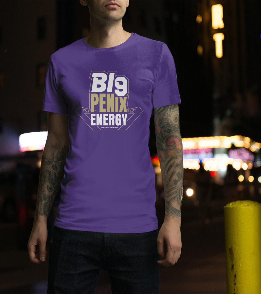 Big Penix Energy Simply Seattle Sports T-Shirt