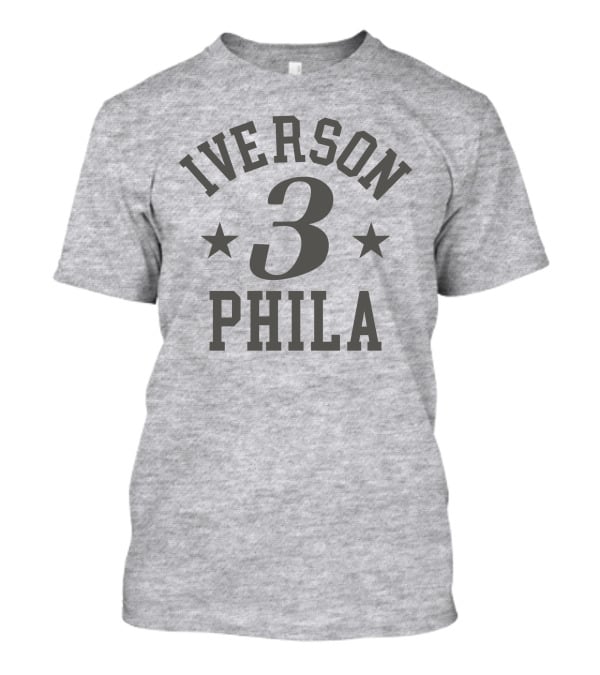 Iverson 3 Phila Stars Basketball Philadelphia T-Shirt
