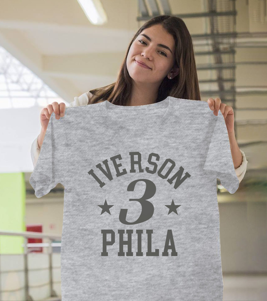Iverson 3 Phila Stars Basketball Philadelphia T-Shirt