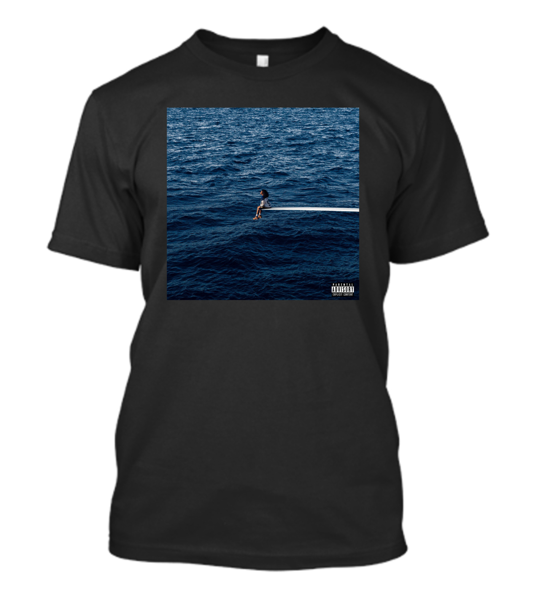 I Survived The Sza Drought SOS Album Cover Ocean T-Shirt