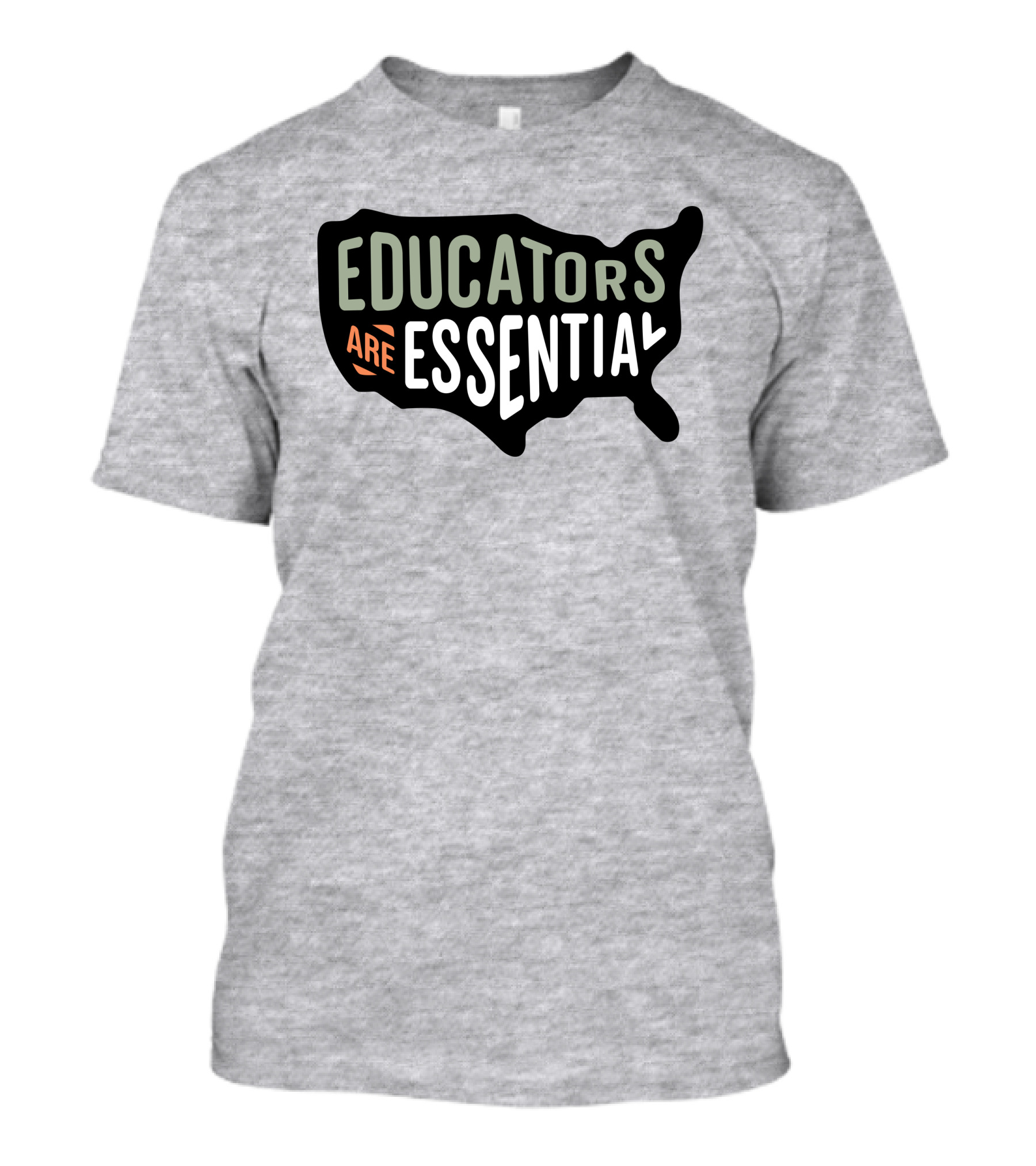 Educators Are Essential USA Map T-Shirt
