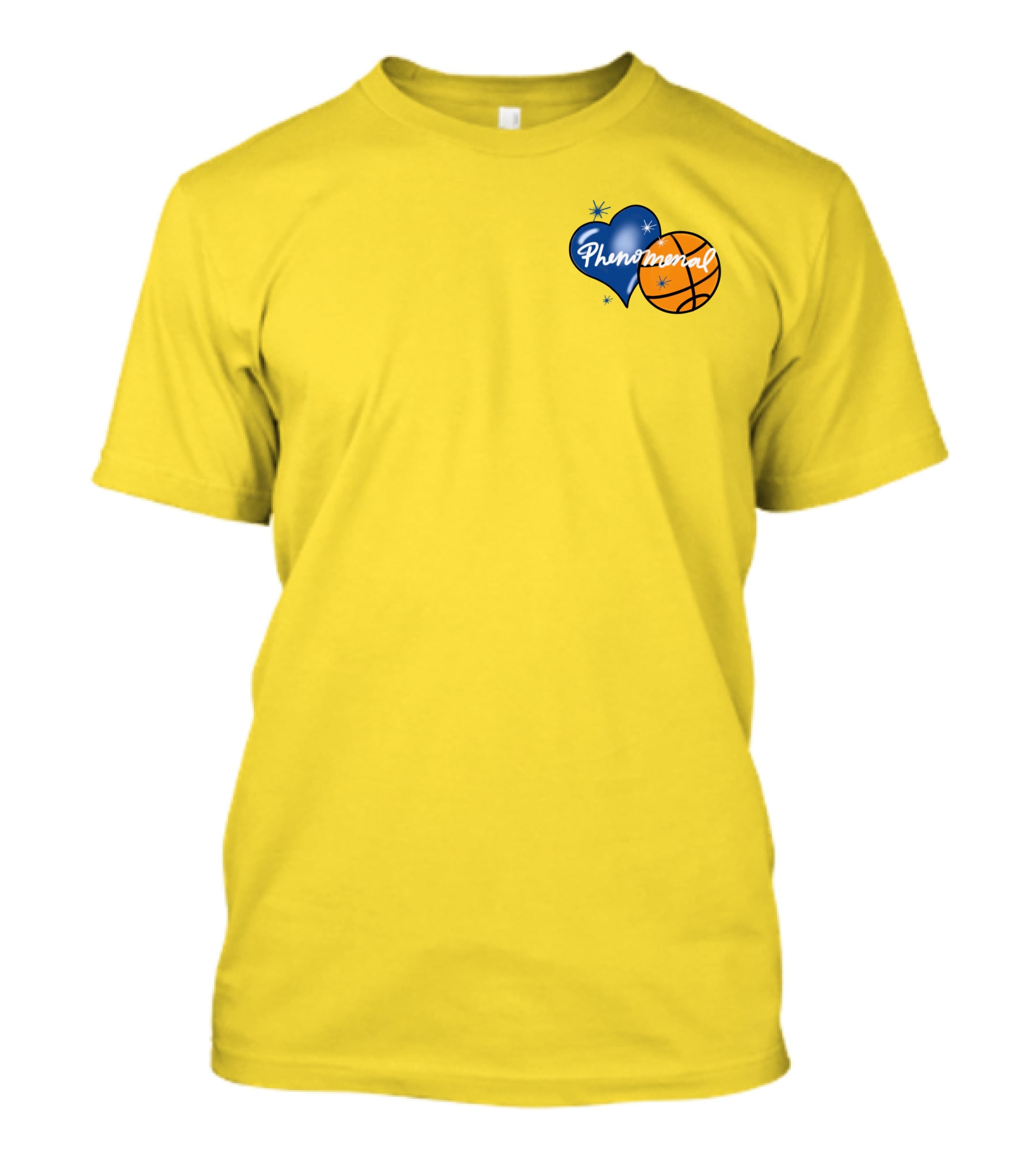 Phenomenal Warriors Shop Basketball Heart T-Shirt