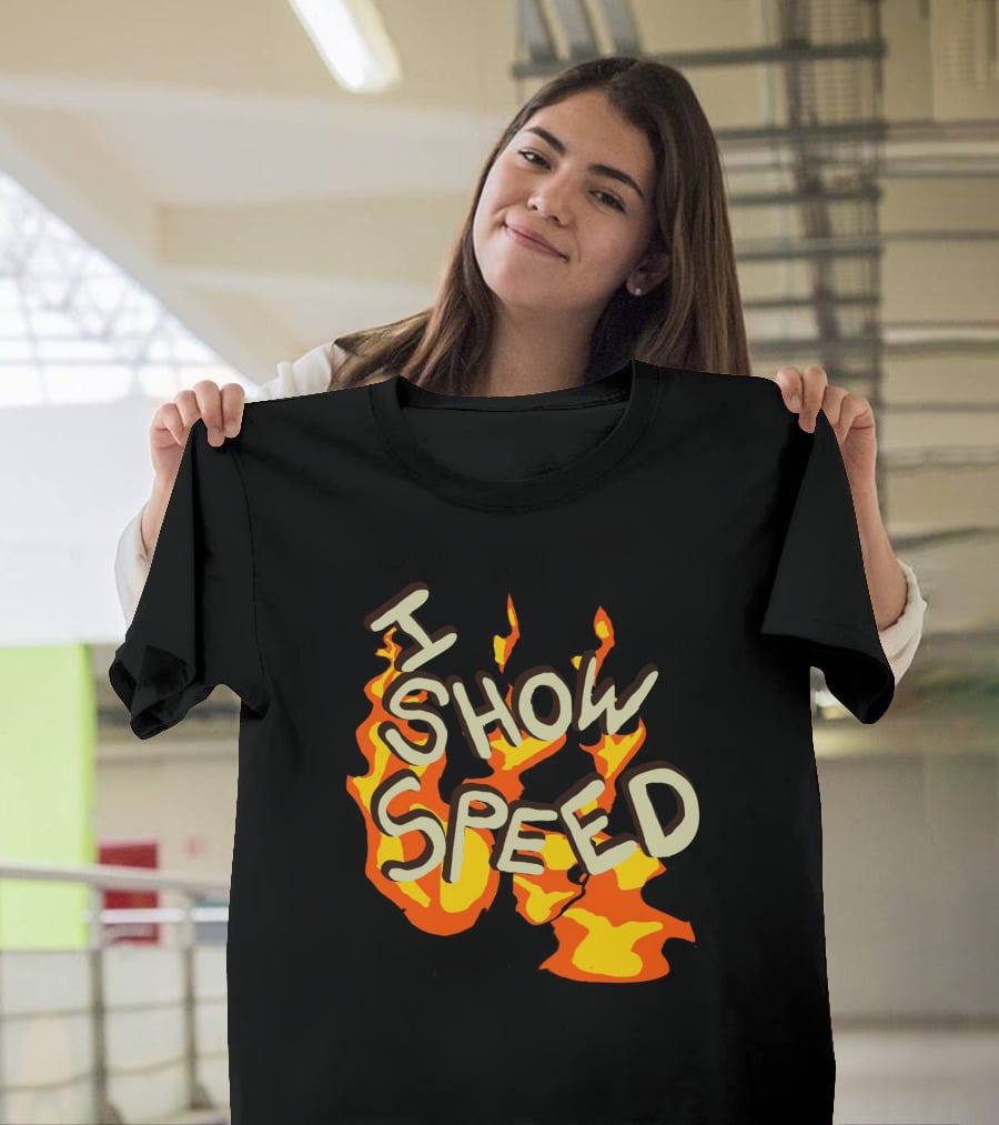 I Show Speed Fire Flames Bro T-Shirt