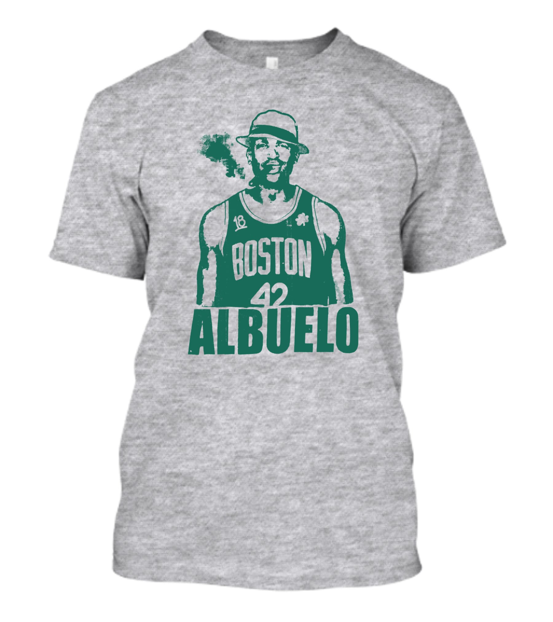 Boston 42 Albuelo Smoking Basketball Jersey T-Shirt