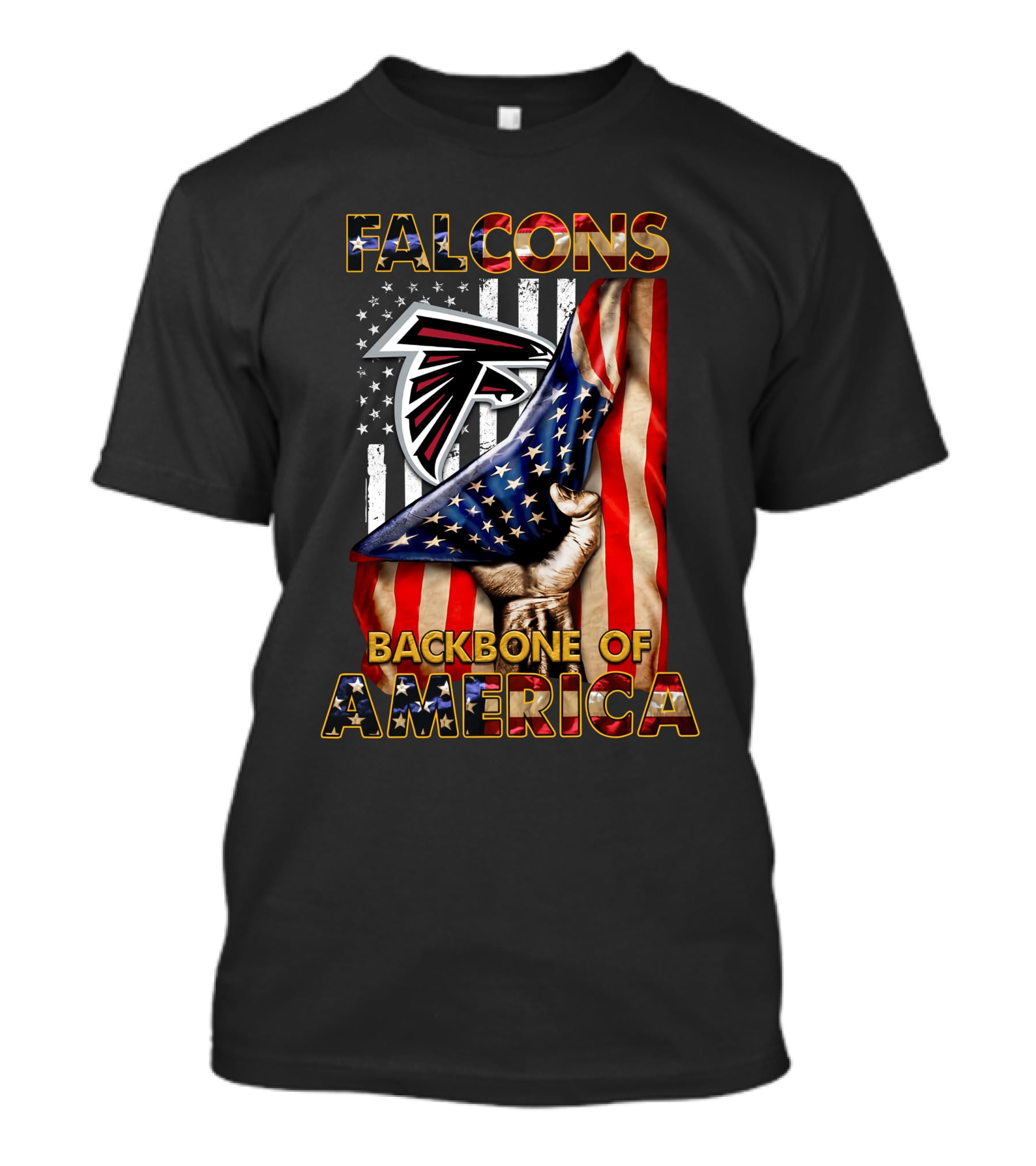 Falcons Backbone Of America T-Shirt