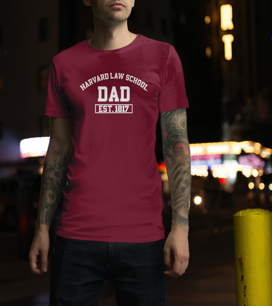 Harvard Law School Dad Est 1817 Aiden Thomas T-Shirt