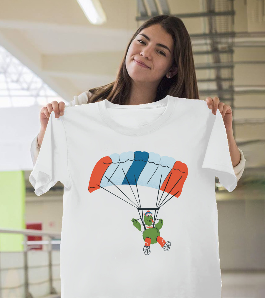 Baseballin Parachuting Mascot On Our Way To A 162-0 Season T-Shirt
