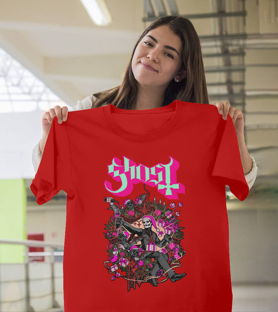 Ghost Holiday Skeleton Festivus T-Shirt