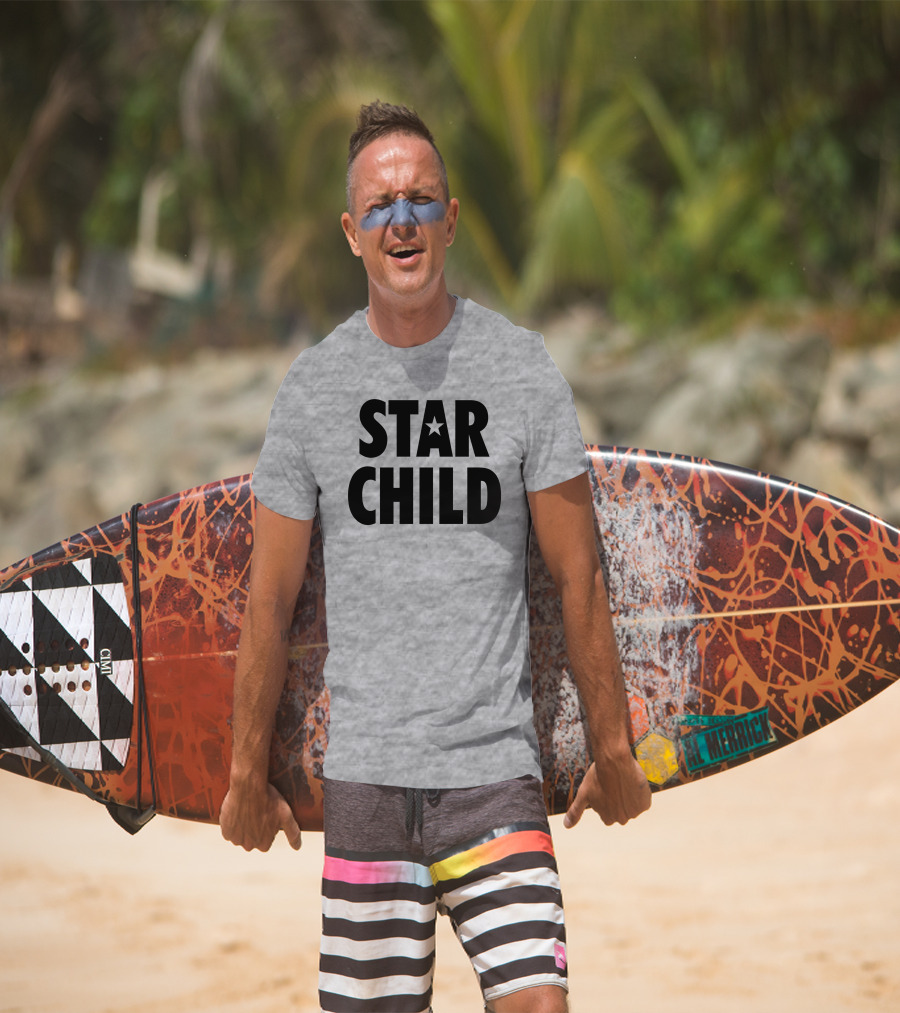 STAR CHILD Star In Letter A T-Shirt