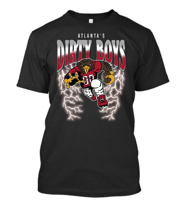 Atlanta's Dirty Boys Football Lightning Bird T-Shirt