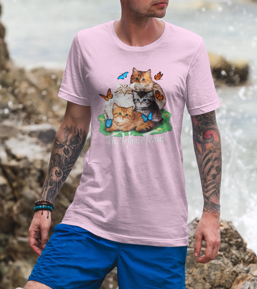 Kittens The Home Team Butterflies T-Shirt