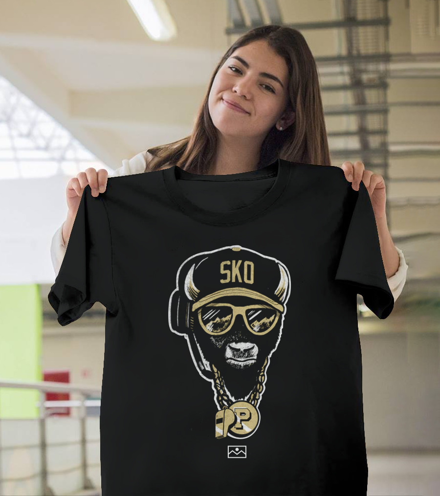 SKO Time P Mascot Rapper Style Bear with Shades and Cap T-Shirt