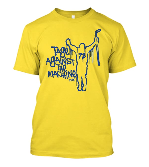 Tage Against The Machine 72 Hockey Silhouette Smack T-Shirt