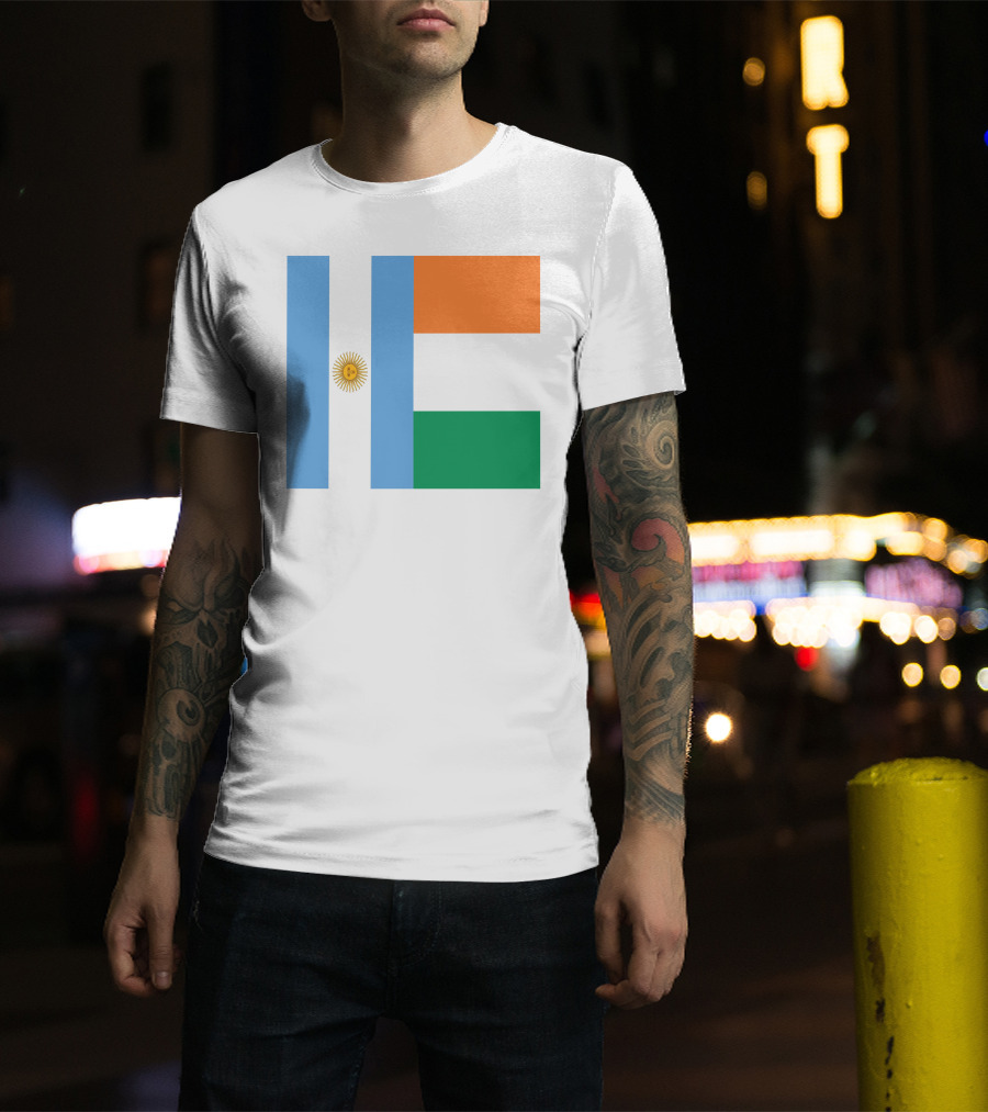 Argentina Flag Ireland Flag T-Shirt