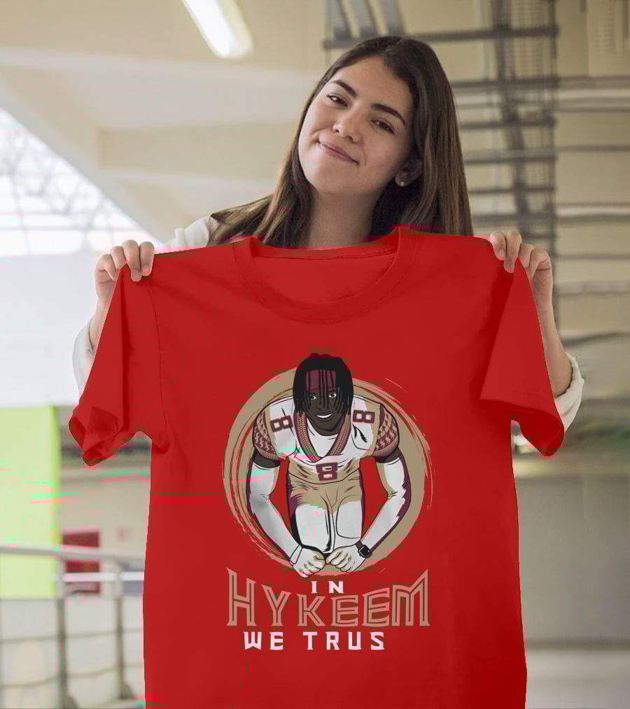Hykeem Football Embrace Number 8 In Hykeem We Trust T-Shirt