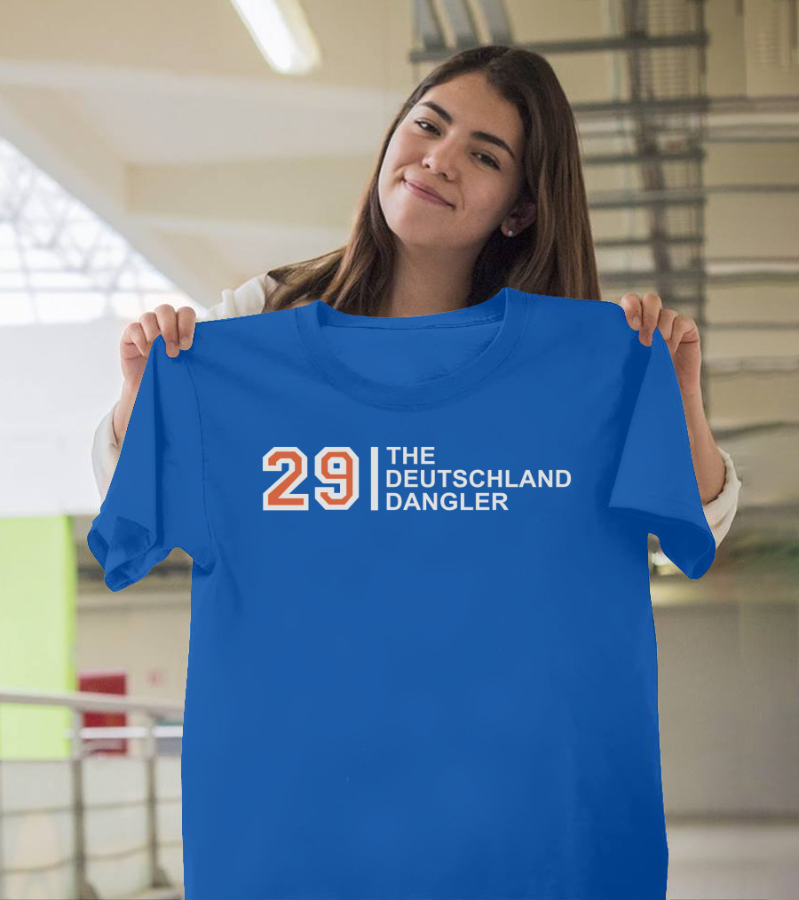 29 The Deutschland Dangler Hockey Sports Jersey T-Shirt