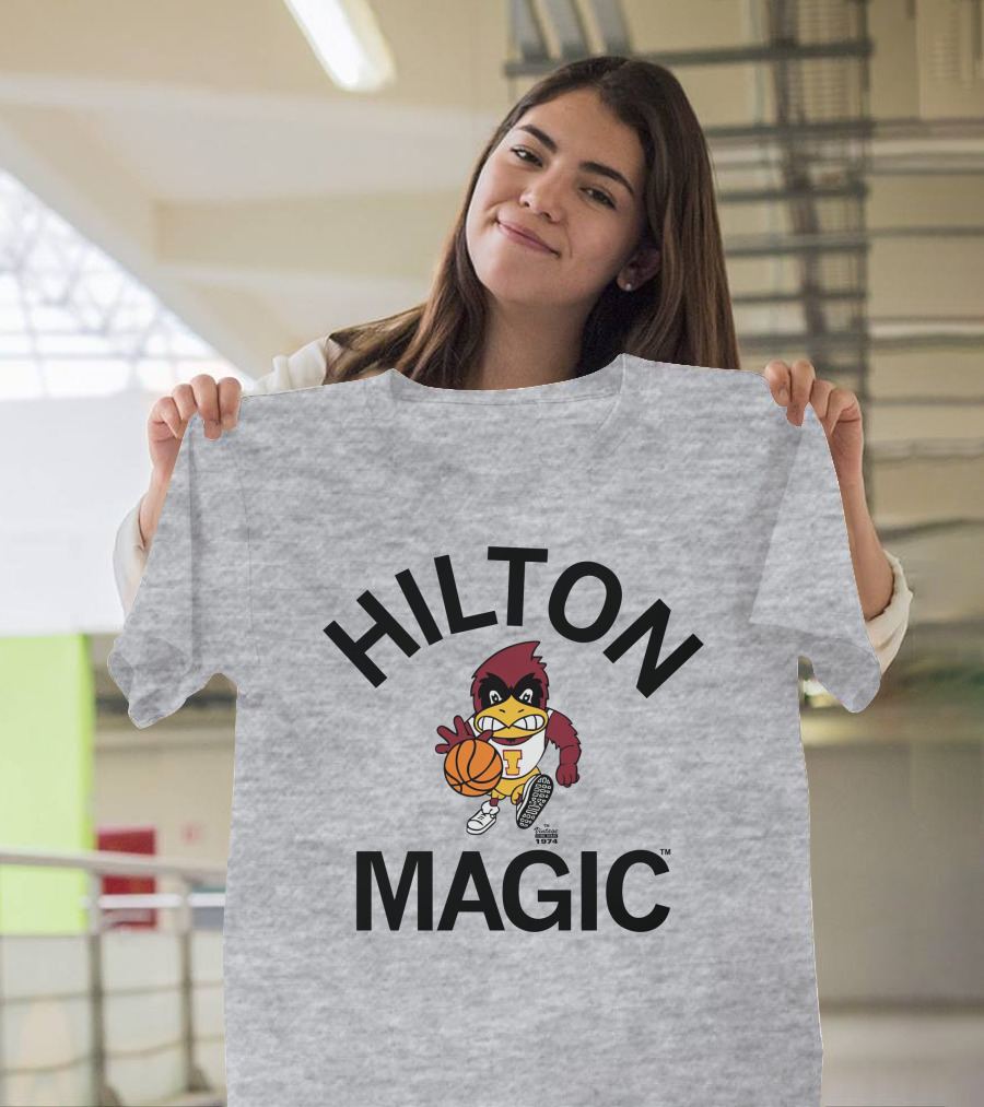 Hilton Magic Basketball Vintage Cyclone 1974 T-Shirt
