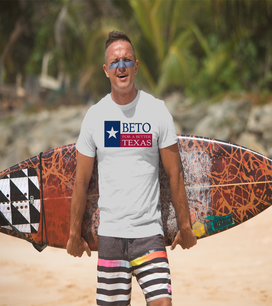 Beto For A Better Texas Star Flag T-Shirt