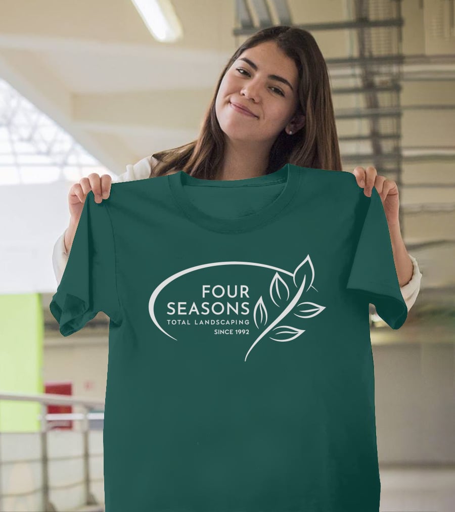 Four Seasons Total Landscaping Since 1992 Leaf T-Shirt