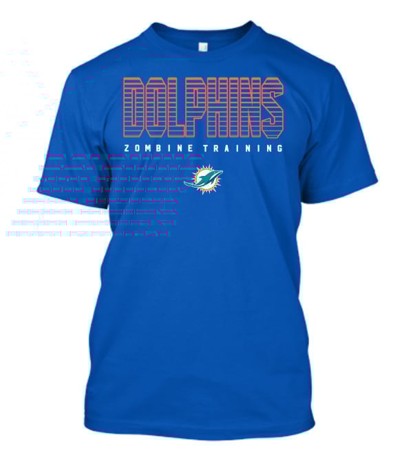 Dolphins Zombine Training Miami Football Team T-Shirt