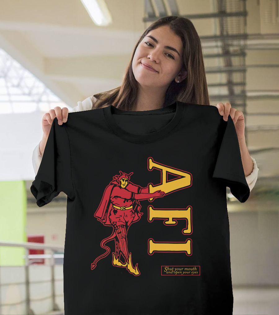 Afireinside Shop AFI Devil Shut Your Mouth and Open Your Eyes T-Shirt
