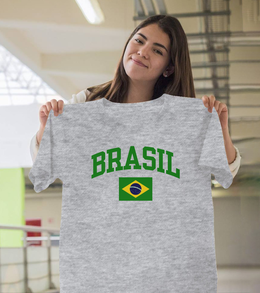 Nowunitedmusic Josh Beauchamp Brasil Flag Wearing T-Shirt