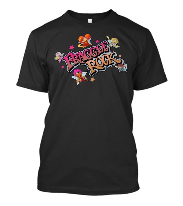 Fraggle Rock Characters With Stars T-Shirt
