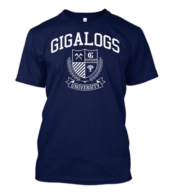 Worldofkeralis Gigalogs University Crest Carpe Arborem T-Shirt