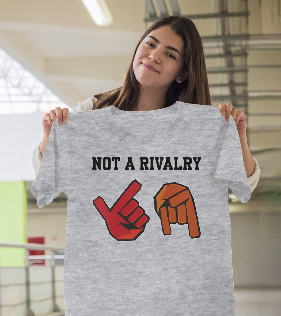 Not A Rivalry Hand Symbols Gesture T-Shirt