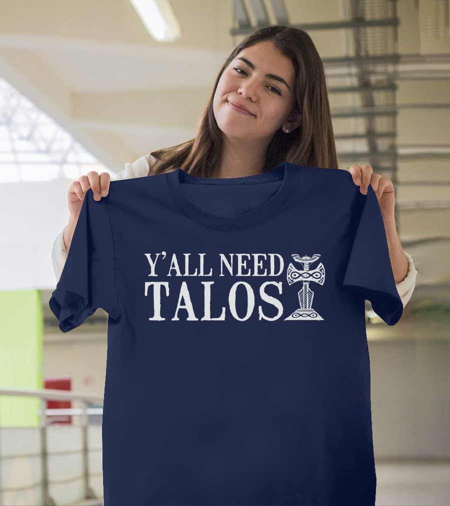Y'All Need Talos Pantaloonzzz Nordic Symbol T-Shirt
