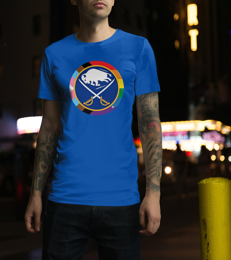 Buffalo Sabres Inclusive Pride Colors T-Shirt