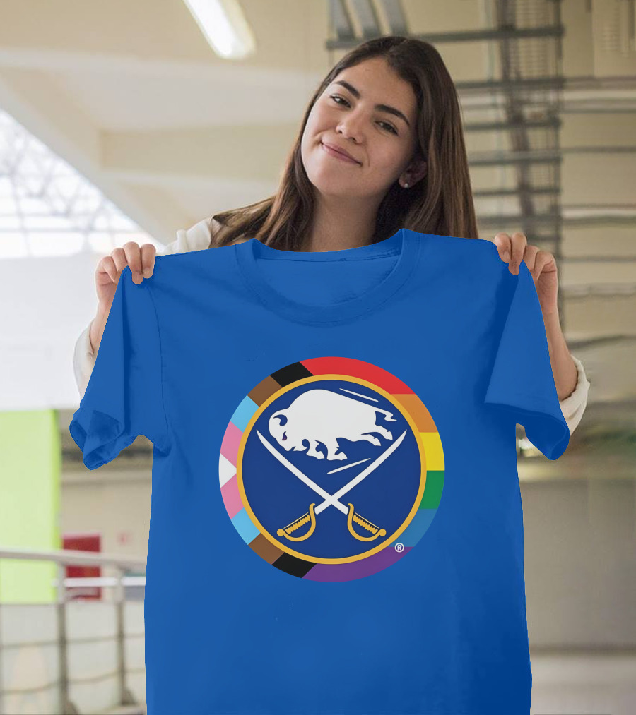 Buffalo Sabres Inclusive Pride Colors T-Shirt