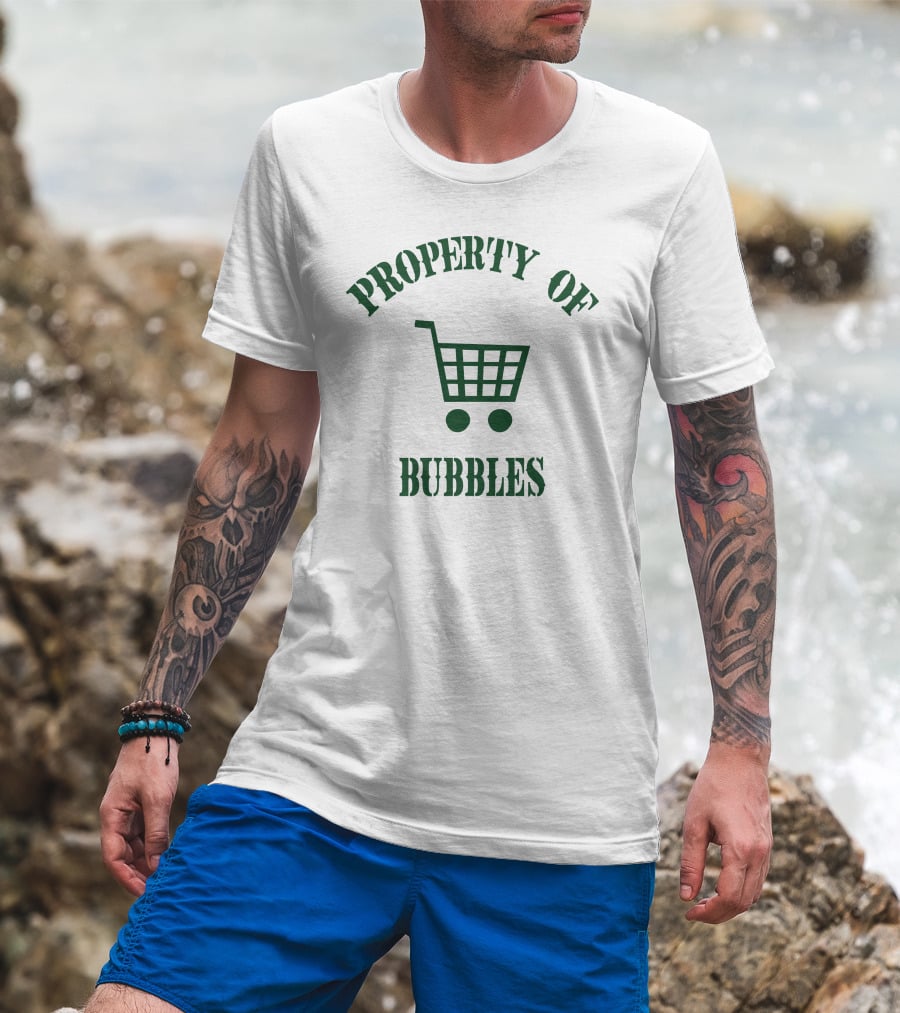 Property Of Bubbles Shopping Cart T-Shirt