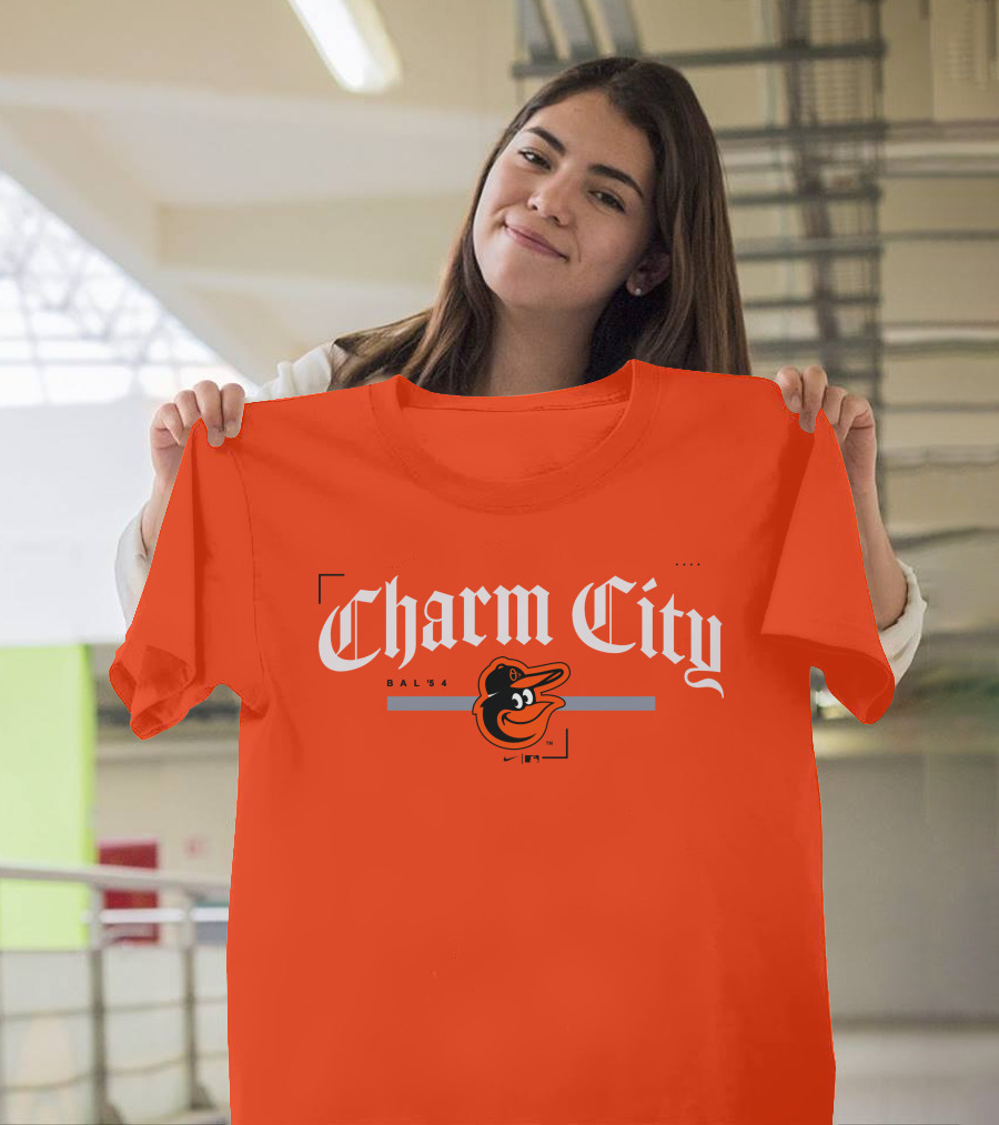 Charm City Baltimore Orioles Bal 54 T-Shirt