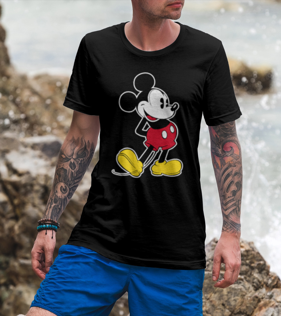 Disney Classic Mickey Mouse Standing Pose T-Shirt