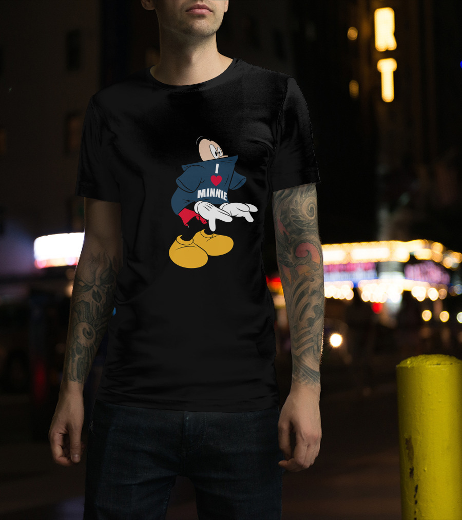 Mickey I Love Minnie Disney T-Shirt