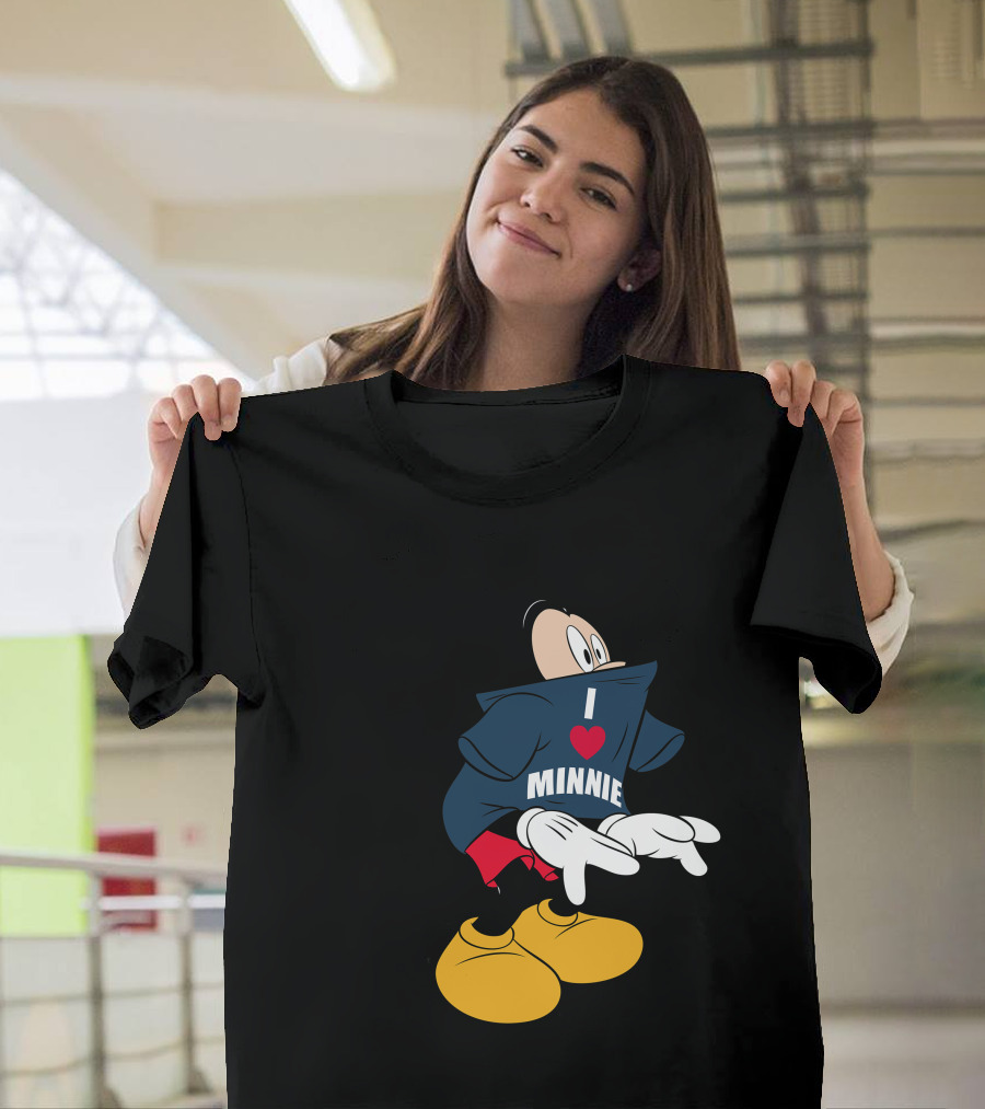 Mickey I Love Minnie Disney T-Shirt