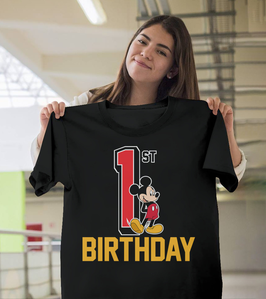 Disney Mickey Mouse 1st Birthday T-Shirt