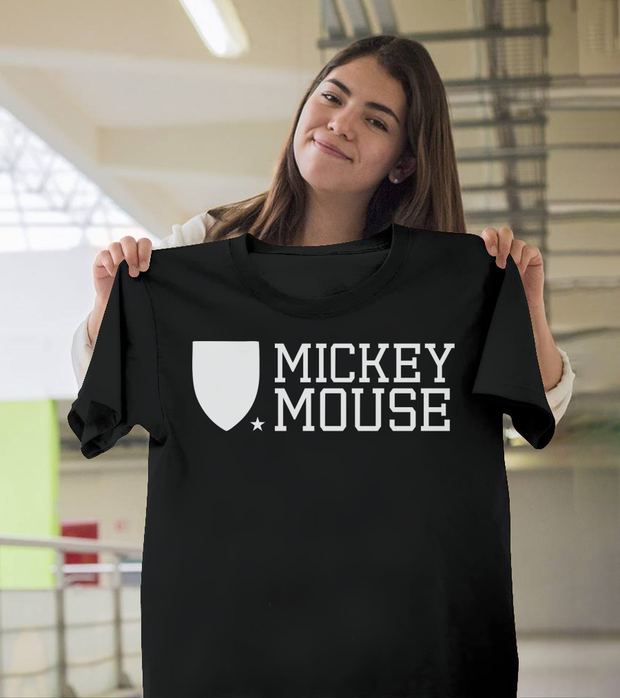 Mickey Mouse University Shield Emblem T-Shirt