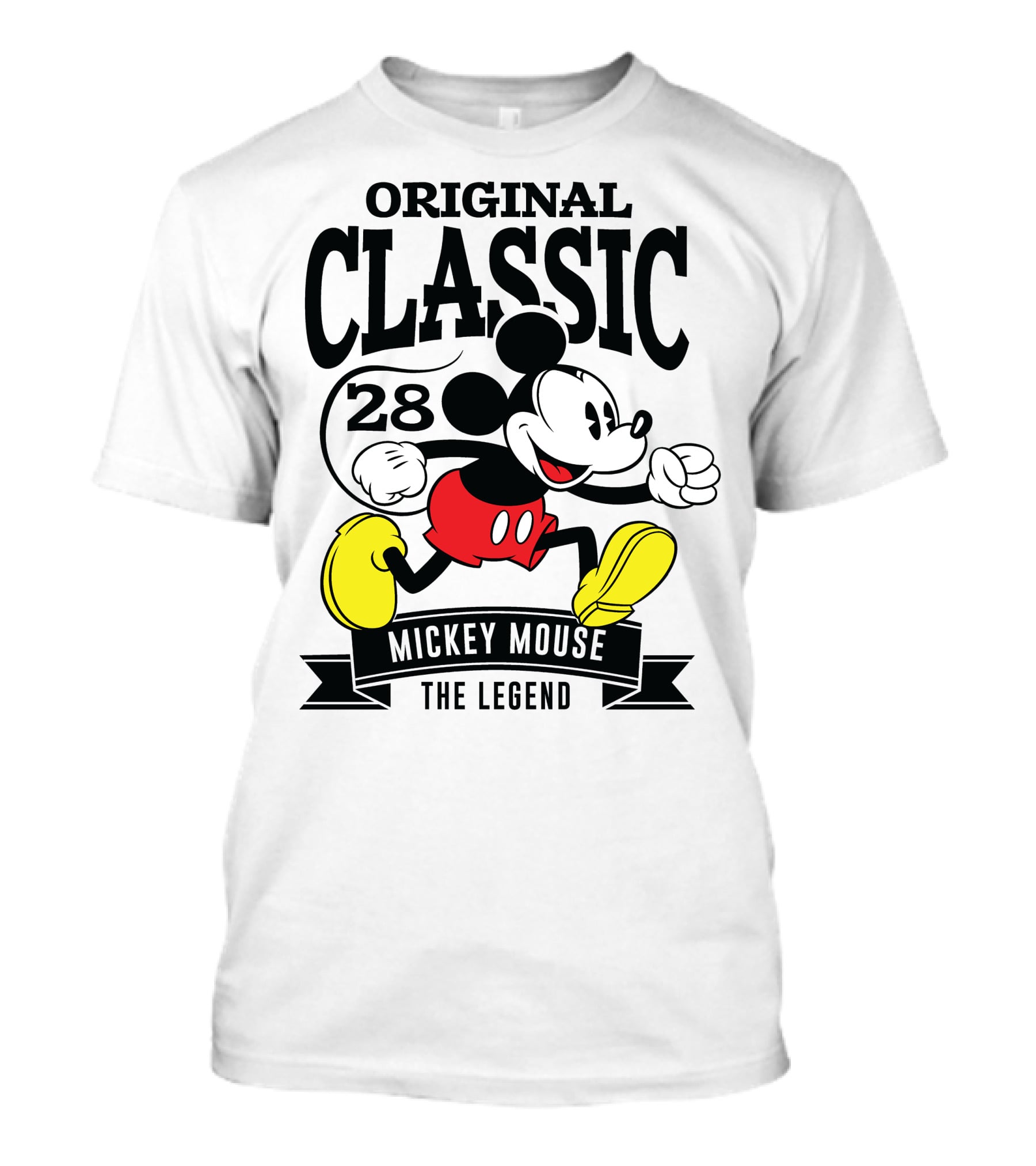 Original Classic Mickey Mouse 28 The Legend T-Shirt