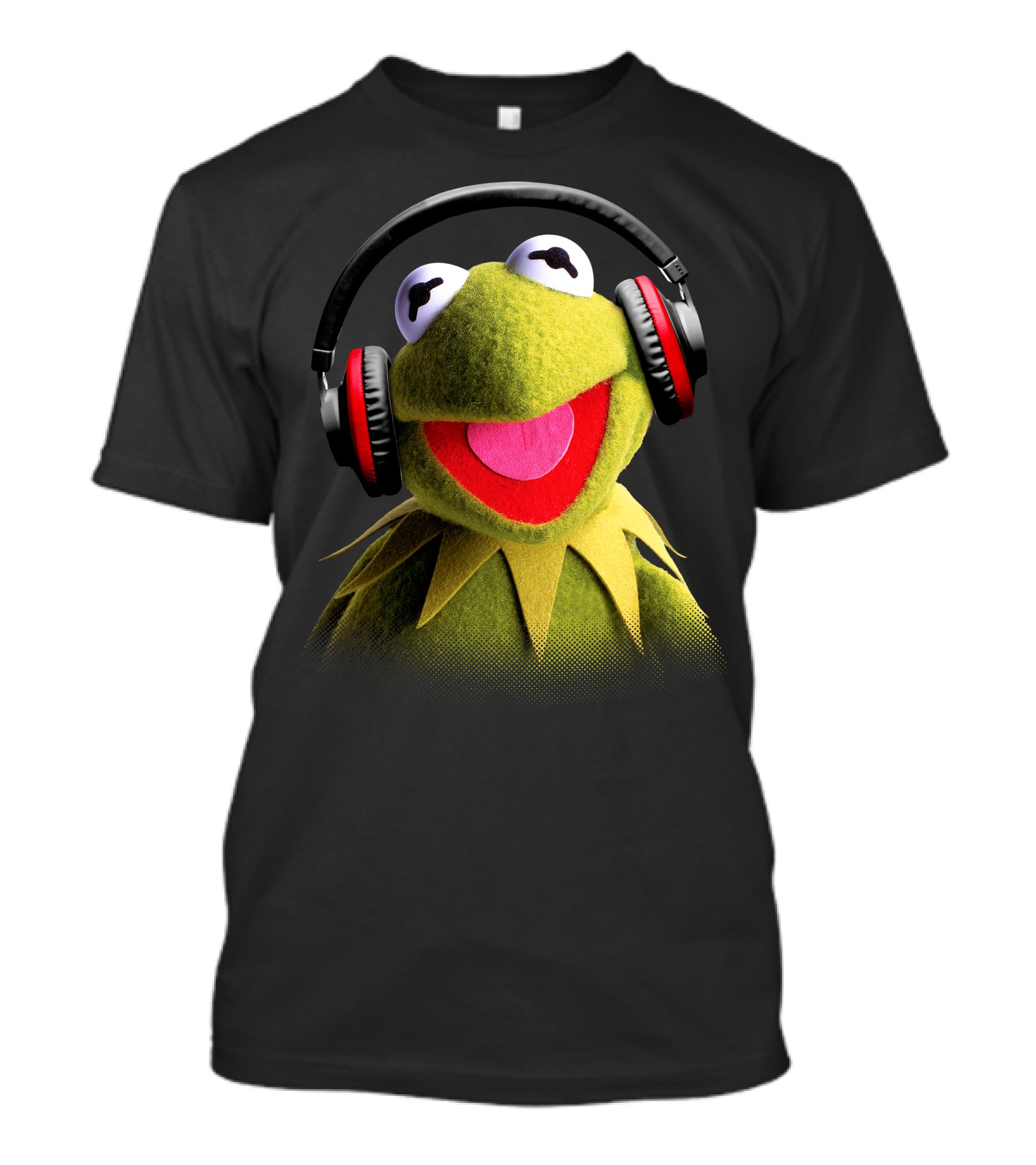 Disney Muppet Babies Kermit Headphones Retro T-Shirt