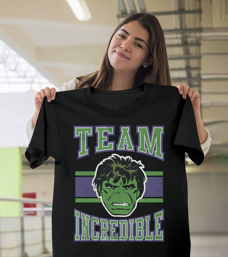 Marvel Classic Team Incredible Hulk Retro T-Shirt