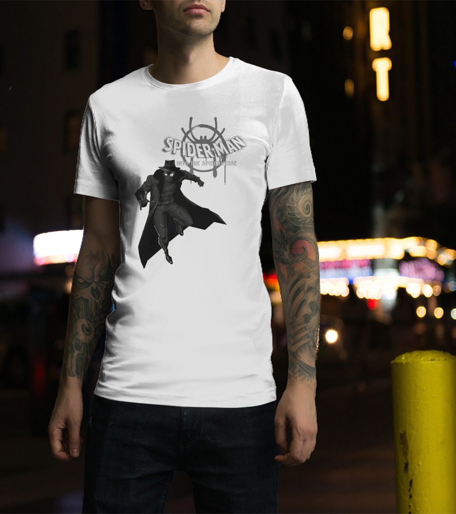 Marvel Spider-Man Into The Spider-Verse Noir T-Shirt