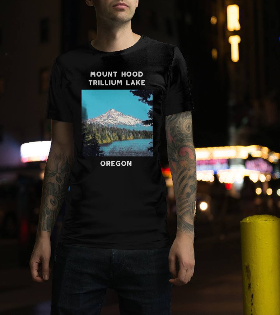 Mount Hood Trillium Lake Oregon T-Shirt