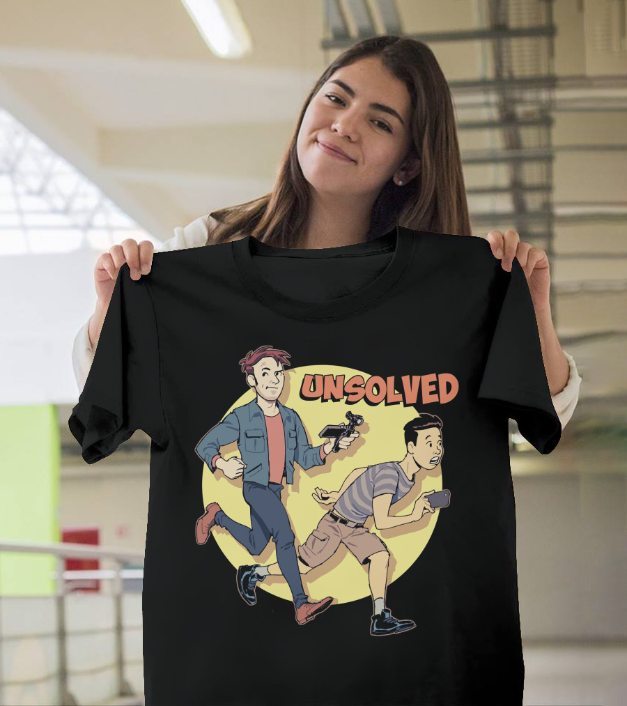 BuzzFeed Unsolved Animated Saturday Morning Mystery Adventure T-Shirt